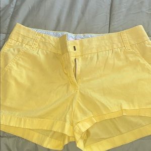 J. Crew yellow shorts